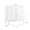 SoBuy Waschbeckenunterschrank Badschrank Waschtisch Produktbild-Vorschau 4