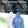 Safetytex SMS Schutzanzug - Einweg Overall - PSA Kat. 3 Typ Produktbild-Vorschau 6