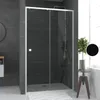 Porte de douche coulissante blanc 120x185cm - extensible - Voir les images du produit 10