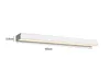 TRIO-Leuchten Wandleuchte ROCCO BH 60x3.60 cm silber Produktbild-Vorschau 4