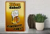 Holzschild  Bier dabei Eintritt frei, 40x30 cm, Produktbild-Vorschau 4