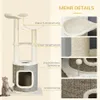 Drapak dla kota PawHut, 110 cm, drzewo wspinaczkowe z Podgląd zdjęcia produktu 7