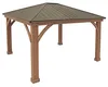 Westmann Holz Pavillon Devon 1214 Natur 427x366x317 cm Produktbild-Vorschau 6