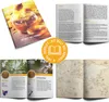 A collage of images showcasing a honey advent calendar, its contents, and a world map with honey-related locations. Produktbild-Vorschau