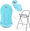 4 - Set Babybadewanne mit Gestell - Neugeborenen Set - Baby Produktbild-Vorschau 1