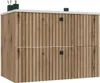 BDW, Armoire de salle de bains, 80×47×59 cm, Chêne Evoke, Voir les images du produit 1
