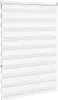 vidaXL Doppelrollo Weiß 95x150 cm Stoffbreite 90,9 cm Produktbild-Vorschau 3