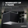 Ledvion Solar LED Wandleuchte 1W Warmweiß IP44 Schwarz Produktbild-Vorschau 4
