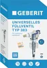 Zawór napełniający Geberit typu 383, boczny WA 3/8", Podgląd zdjęcia produktu 13