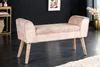 Invicta Interior SCARLETT Sitzbank, Samt beige, 90x56x30 Produktbild-Vorschau 2
