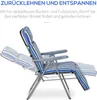 2er-Set Liegestuhl Set mit Kissen klappbar Sonnenliege 5 Produktbild-Vorschau 4