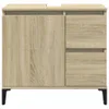 Badschrank Sonoma-Eiche 65x33x60 cm Holzwerkstoff Produktbild-Vorschau 4
