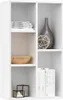 vidaXL Bücherregal/Sideboard Weiß 50x25x80 cm Holzwerkstoff Produktbild-Vorschau 5
