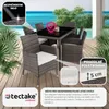 TecTake 404321, Bílá, Šedá, 6 sedadlo/sedadel, Dospělí a Náhled obrázku produktu 8