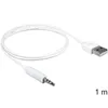 DELOCK Ipod Shuffle Kabel 3,5mm Klinke -> USB A St/St Produktbild-Vorschau 1