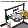 Erhöhter Edelstahl Napfständer für Hunde und Produktbild-Vorschau 4