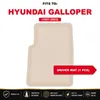 DURBAN Beige Velours-Fahrerfußmatte für Hyundai Galloper Produktbild-Vorschau 17