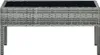 vidaXL Gartentisch Grau 75x40x37 cm Poly Rattan Produktbild-Vorschau 1