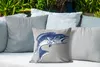 MuchoWow® Outdoor Kissen - Illustration eines Fisches auf Produktbild-Vorschau 4