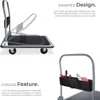 tectake® Plattformwagen Ladefläche 90 x 61 cm, extra Produktbild-Vorschau 3