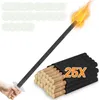 Fiqops 25x baterky, voskové baterky vrátane ochrany rúk, s Náhľad obrázku produktu 2