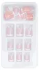 24PCS French Nude Nails Short Press Full Cover Ballerina Produktbild-Vorschau 1