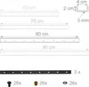 Relaxdays Profilo di rinforzo, set da 3 pezzi, guida Anteprima dell’immagine prodotto 4