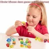 Giocattoli Montessori dai 2 anni in su, 42 perline di legno Anteprima dell’immagine prodotto 2