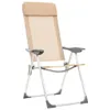 The Living Store Klappbare Campingstühle 4 Stk. Aluminium Produktbild-Vorschau 3