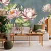 Muralo Selbstklebende Fototapete BLUMEN Blätter Pflanzen Produktbild-Vorschau 4