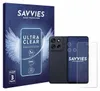 A product packaging box for screen protectors, with a smartphone and a screen protector shown next to it. Produktbild-Vorschau
