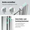 Duschabtrennung Walk in Falttür Dusche 90 x 195cm Faltbar & Produktbild-Vorschau 7