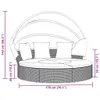 The Living Store Outdoor-Loungebett mit Dach und Kissen Produktbild-Vorschau 9