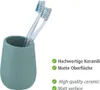 Zahnputzbecher Badi Blaugrau Keramik Produktbild-Vorschau 2
