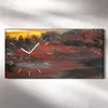 Wandbild Leinwand Bilder mit Uhr Geräuschlos 60x30 Produktbild-Vorschau 2