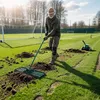 UISEBRT, râteau de jardin réglable pour pelouse, vert, Voir les images du produit 9