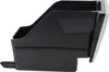 A side view of a black coffee grounds container with a silver trim. Produktbild-Vorschau