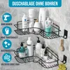 Avalo Duschablage ohne Bohren - 2 Stück - Befestigung durch Produktbild-Vorschau 2