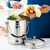 Geruchsneutraler Komposteimer aus Edelstahl für die Küche – Produktbild-Vorschau 2