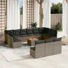 The Living Store 14-tlg. Garten-Sofagarnitur mit Kissen Produktbild-Vorschau 2