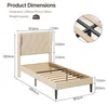 BEALIFE Polsterbett 90x200 cm Einzelbett mit Produktbild-Vorschau 7