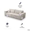 FEDVE Schlafsofa Sofa Sekwana Funktionssofa Bettsofa Produktbild-Vorschau 4
