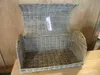 Handgefertigter Slimit-Rattan Brotkorb im ländlichen Look, Produktbild-Vorschau 3