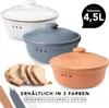 Römertopf Brottopf Rund Ø 30cm - Brotkasten Terrakotta aus Produktbild-Vorschau 6