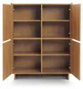 Hochkommode SUNA 98 cm Schrank Karamell Eiche 4 Türen Produktbild-Vorschau 4