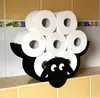 DanDiBo Držák toaletního papíru Sheep Wall Black Wood Držák Náhled obrázku produktu 9