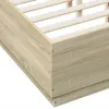 Möbel Bettgestell Sonoma-Eiche 120x190 cm Holzwerkstoff - Produktbild-Vorschau 6