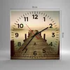 Wanduhr - Quadrat - Glasuhr - Brücke See - 30x30cm - Produktbild-Vorschau 3