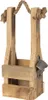 Clayre & Eef Flaschenhalter 9x10x29 cm Braun Holz Produktbild-Vorschau 1