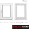 Finestra per cantina Framex Finestra in plastica Bianco Anteprima dell’immagine prodotto 5